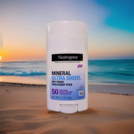 Neutrogena Ultra Sheer Sunscreen Dry Touch Face & Body Stick SPF 50 - 1.5oz 2027
