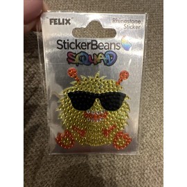 StickerBeans NEW StickerBeans Squad Felix (Yellow Alien With Sunglasses) 2” Sticker