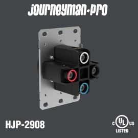 Journeyman-Pro 50 Amp 125/250V 14-50R Flush Mounting Wall Receptacle Range Oven EV Outlet Cover