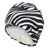 Fashy Exclusive Swimming Cap Zebra Pattern Black and White with