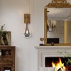 Joyunleo Brass Wall Sconces, Raindrop Sconces Wall Lighting, Wall Sconce