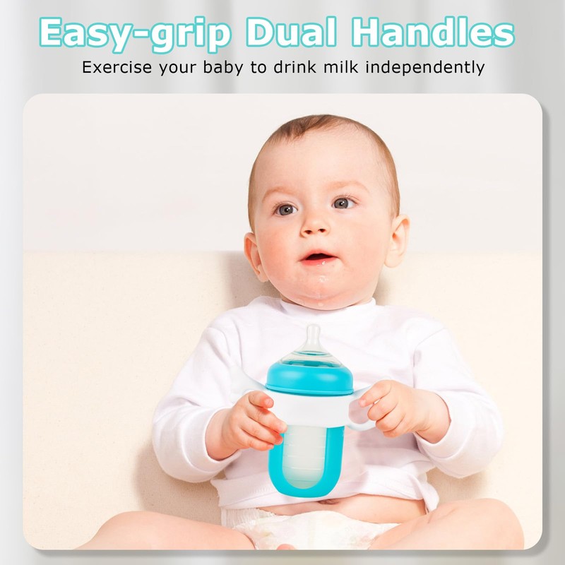 Baby Bottle Handles for Boon Nursh Reusable Silicone Pouch Baby