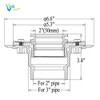 Uni-Green Shower Drain Base for 2" O.D. Outlet Linear Drain