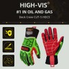Seibertron HIGH-VIS HDC5 Level 5 Cut Resistant Deckhand Gloves High