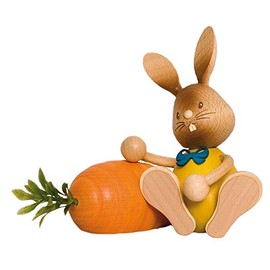 Drechslerei Kuhnert - Easter Decoration / Easter Bunny - Stupsi Rabbit - Wooden - Made in Germany