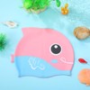 POPETPOP Gorro De Natacion Silicona Antideslizante, Gorra Impermeables para Niños