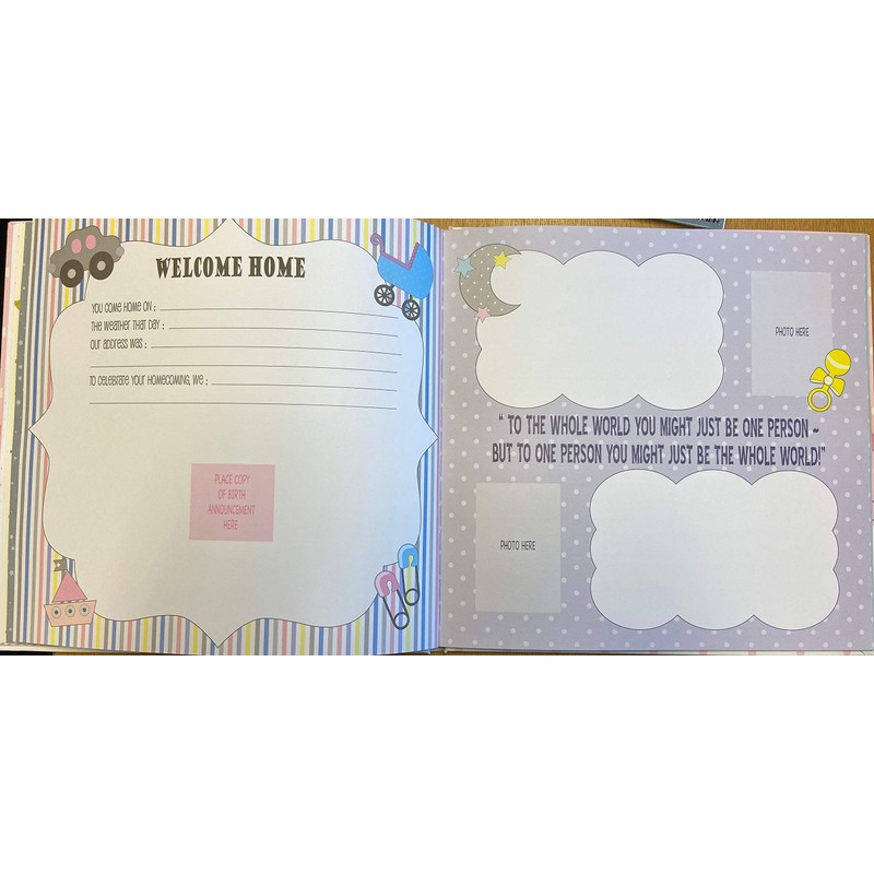 Baby's My First Year Record Log Book to Commemorate Birth