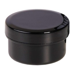 Fa.ars 25 Ointment Canisters Black Containers 5 g 6 ml Ointment Containers Plastic Jars Screw Lid Jars Screw Lid