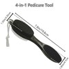 YIOYOODA Foot File Callus Remover 4-in-1, 2 Pcs Feet Scraper