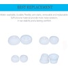 8pcs Replacement Silicone Eartips Earbuds Eargels Compatible with Beats by