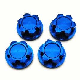 Aluminum Wheel Nuts Wheel Locker 17mm for Traxxas 1/5 X Maxx 7758 Blue