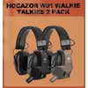 Hocazor 2 Pack W01 Walkie Talkies Compatible with Walker's Razor