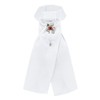 3PCS Combed Cotton White Adults Children Horse Riding Collar Flower