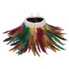 Feather Collar with Mask Feather Cape Gothic Cosplay Cape Feather