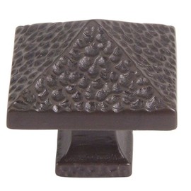 Atlas Homewares 2237-O 1-1/4-Inch Craftsman Corner Knob, Aged Bronze