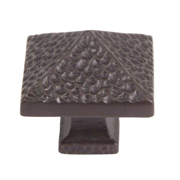 Atlas Homewares 2237-O 1-1/4-Inch Craftsman Corner Knob, Aged Bronze