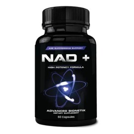 Suplemento NAD+ Cápsulas Advanced Bionetix Resveratrol Quercetina Sin Sabor