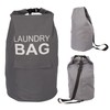Kimmama Laundry Backpack,Laundry Bag with Adjustable Strap,Dirty Clothes Bag for