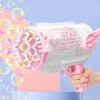 Children Bubble Machine Gun 80 Hole Bubble Machine Launcher Bubble