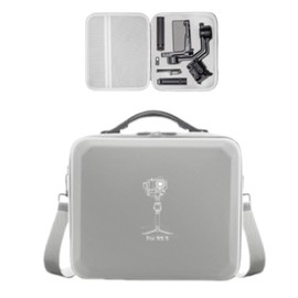 Ferbao Storage Case for DJI RS5,Waterproof Portable PU leather Carrying Shoulder Bag for DJI Ronin RS 5/ RS 5 Combo (Grey)