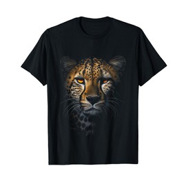 Leopard Cheetah Tiger Leopard Face Lion Cat T-Shirt