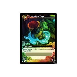 Spectral Sandbox Tiger Loot Card - Unredeemed / Unscratched World of Warcraft TCG by Blizzard Entertainment