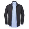 AOLI RAY Men's Cardigan with Zip Cardigan Stand-Up Collar Pullover