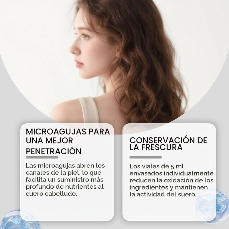 Péptidos de Cobre Cabello, Copper Peptide Serum, Mild Maintenance for