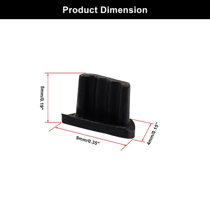 Jiozermi 20 PCS Micro USB Anti Dust Plug - Silicone