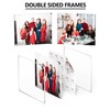 Neatsure 8x10 Acrylic Picture Frame 1 Pack, Clear Freestanding Double