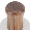Wood Handle Coffee Tamper Stainless Steel Press Detachable Flat Base