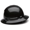 Pyramex SHINY BLACK GRAPHITE FULL BRIM PROTECTIVE CONSTRUCTION HARD HAT
