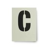 Dovetails Vintage Big Letter C Stencil 120 mm tall Modern