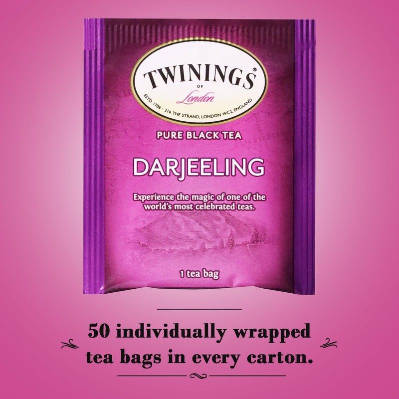 Twinings Darjeeling Tea - A Delicate, Dry Black Tea, Sophisticated