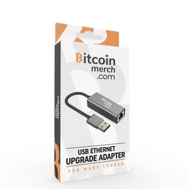 BitcoinMerch.com - Adaptador de Internet Ethernet USB para actualización de Mars Lander