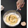 Seamless Danish Dough Whisk -10" Stainless Steel Dutch Bread Dough