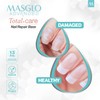 MASGLO Advanced Nail Recovery Base, Strengthening & Thickening Treatment, Fast-Drying