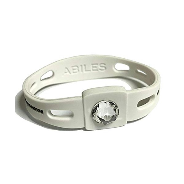 Abyss Plus Crystal Bracelet S White