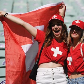 5x3ft Large Switzerland Flag for Olympics 2024 Decorations, Swiss Flag Big Switzerland Flag for Olympic Games 2024 Football Sports Events Celebration Parade Bar Garden Outdoor Party Decorations