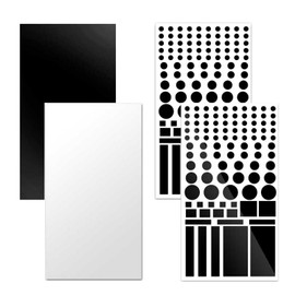 Light Blocking Stickers Blackout Sticker for Electronic Light Dimming Filters 4 Sheets Dimming 80%-100% Sheets for Blackout Routers LED Covers Blackout Dimming of LED Lights Blocking