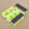 SIZIKJXGHWYI 2Pcs Square Bubble Spirit Levels with Magnetic Base 52x20x15mm