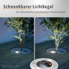 Juavi Pivoting Recessed Floor Spotlight with LED GU10