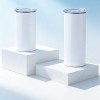 Tumbler 20oz for Sublimation with Straw and Box Sublimation Blanks