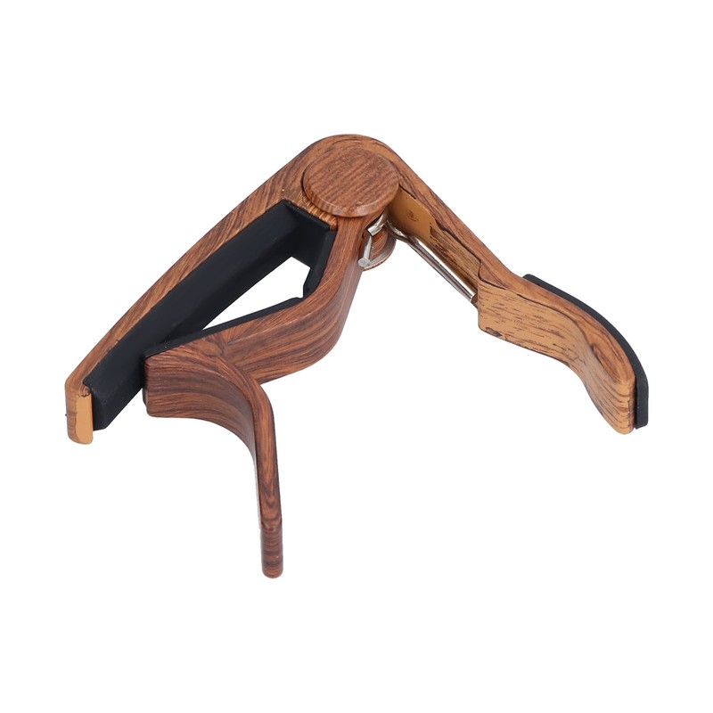 Guitar Capo Small Portable Noiseless Silicone Pad Spring Loaded Capo