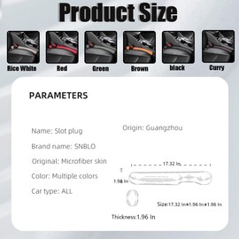 XINLIYA Car Seat Gap Filler, 2 PCS Microfiber Leather Crevice Catcher Plug Drop Blocker, Fill The Gap Between Seat and Console, Stop Things from Dropping Under, Universal for Car SUV Truck (Coffee)