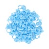 100PCS Glue Rings, Blue Remove Excess Glue Eyelash Extension Cups