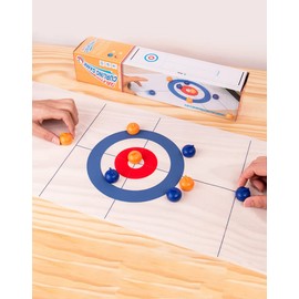 Hsthe Sea Tabletop Games,Family Curling Game,Portable Team Board Games,Tabletop Training Family Party Games for Kids and Adults Indoor Travel Party Gift