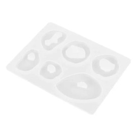 Colgante De Piedra De Silicona, Molde Epoxi Artesanal De Res