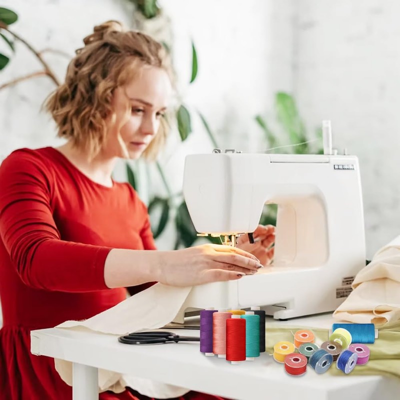 GIDWRIY 400 Yard 36 Coloured Sewing Threads for Sewing Machines