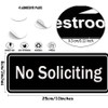 Hydration Station Door Sign - Highly Visible Plastic Placard Adhesive